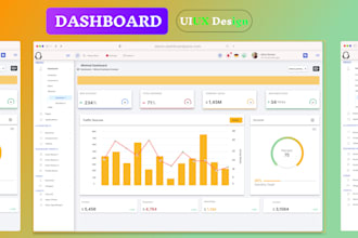 do create website ui ux design, dashboard ui, mobile app ui ux, ui ux design