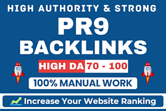 do quality backlinks,do follow SEO pr9 link building high da whitehat links