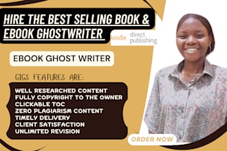 beatify nonfiction KDP book, fiction ebook ghostwriter, developmental editor