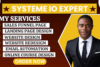 create systeme io, sales funnel, systeme io, landing page, systeme io website