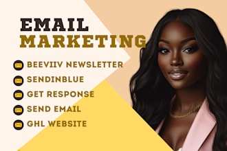 design and send high impact beehiiv newsletters  emails, sendinblue, getresponse