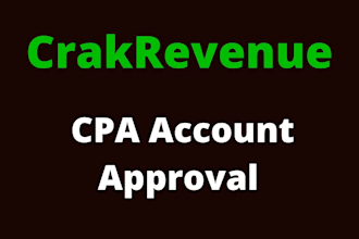 get crakrevenue CPA account approval