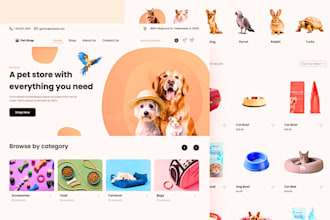 design pet shopify store shopify pet store shopify pet website shopify pet logo