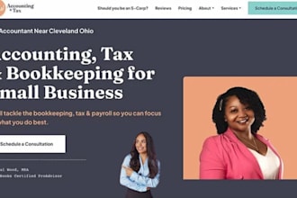 create wordpress squarespace insurance bookkeeping indemnity genoa tax website