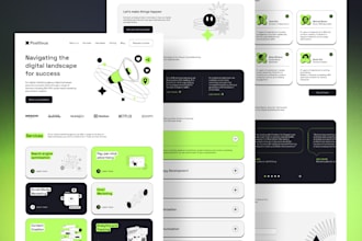 create your web site from your design in time, using HTML, CSS and javascipt