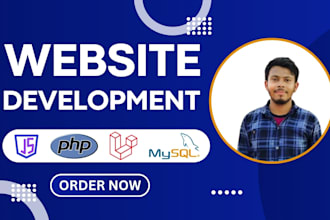expert PHP laravel full stack developer custom websites with backend