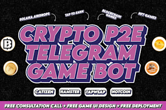 hamster tapswap blum catizen crypto telegram airdrop game, solana ton blockchain