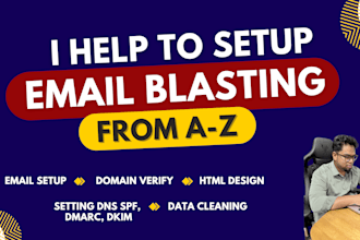 do expert email setup from zero and dns verification