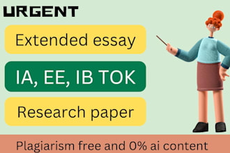 professionally do ib extended essays, sl and hl ias