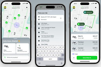 develop flutter app taxi booking app development uber app food delivery app