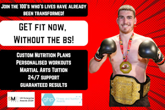 be your online personal trainer, nutritionist or martial arts trainer