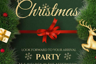do modern merry christmas party flyers,new year wishes invitation card,banner