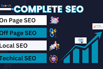 do complete on page, off page, technical and local SEO
