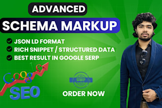 create schema markup or rich snippet in json ld format