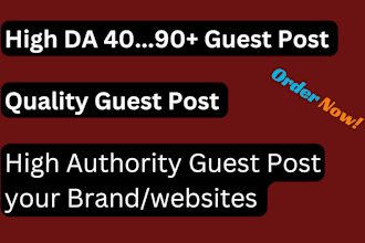 write and publish high da guest post, guest post backlinks