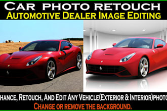 automotive car background remove car photo edit image cut out and retouching