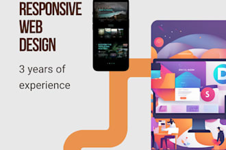 create a responsive wordpress website  with  divi