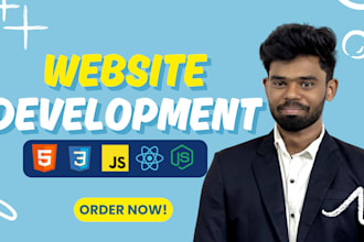 build website, website development, full stack and front end development