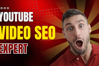 be your youtube video SEO expert for organic ranking and channel growth