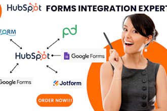 integrate formstack jotform typeform google forms paperform into hubspot CRM
