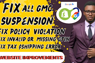 fix google merchant center suspension, fix misrepresentation, shopping ads
