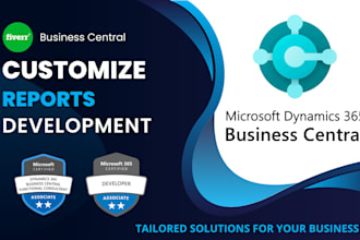 develop custom reports for microsoft dynamics 365 business central