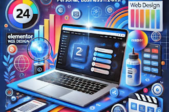 create elementor websites for personal, business, and school in 24hrs