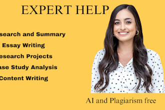 do research and write on any topic