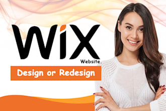 build wix website design, wix website redesign, wix online store