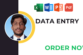do accurate date entry, web research, and file conversion