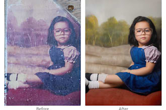 restore, repair, colorize, and enhance your old photos