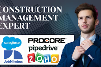 setup salesforce jobnimbus pipedrive procore zoho crm capsule construction CRM