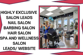 generate beauty salon leads nail salon leads spa leads salon website