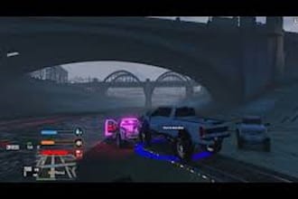 be dev for fivem server, map, peds, fivem trailer, logo, scripts, mod hud UI
