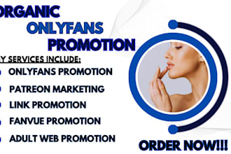 do onlyfans, fanvue, patreon page, fansly promotion to millions of usa audience