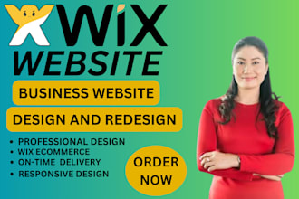 responsive wix website design for ecommerce stores, wix landing page