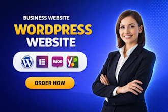 create a wordpress business website for solar plumber spa real estate elementor