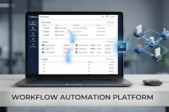 do custom ai b2b work order inventory and invoicing software automation platform