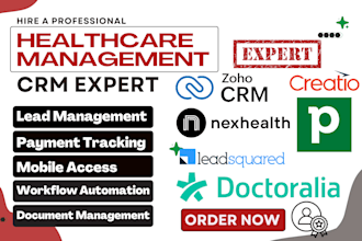 setup healthcare CRM leadsquared zoho nexhealth pipedrive doctoralia creatio