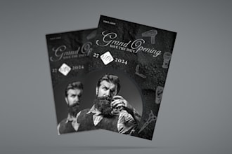 do elegant invitation cards, flyer and poster designs