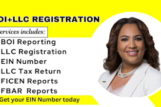 boi report, llc registration, ein, US tax and business compliance