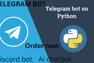 create telegram bot, discord bot, ai chatbot, whatsapp bot, solana bot