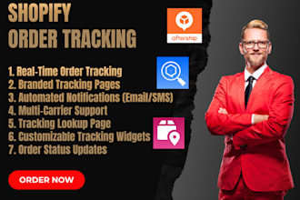 setup shopify custom order tracking aftership tracktor parcelpanel order lookup