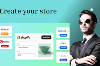 develop and design shopify website