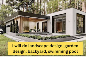 design your 2d site plan and landscape plan
