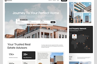 design real estate website realtor property management and integrate idx mls