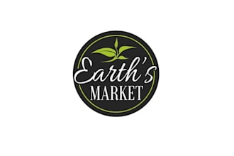 design fruit vegetable retail store logo