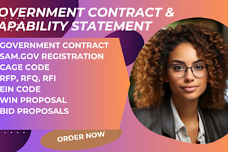 design capability statement, ein, itin, sam gov, nascode, cage code