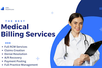 do medical billing, payment posting, denial management, credentialing enrollment