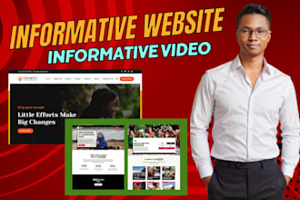 create crowdfunding informative website for kickstarter, indiegogo, gofundme
